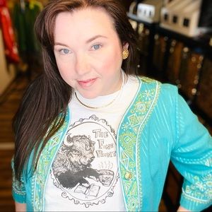 Bob Mackie Atomic Embroidered Baseball Jersey